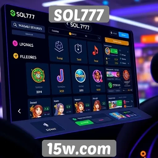 Análise da interface do usuário do SOL777